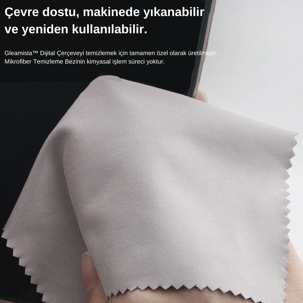 Dijital Çerçeve için Mikrofiber Temizleme Bezi