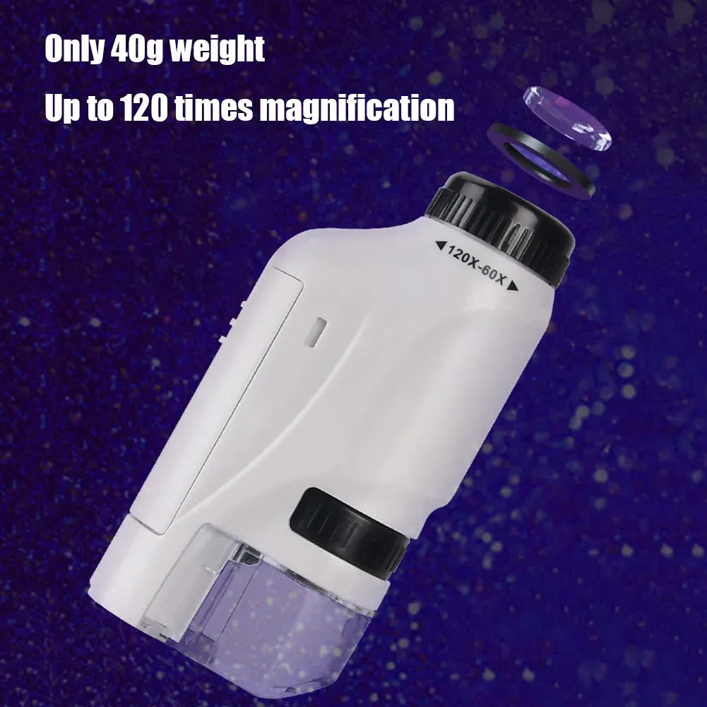 Gleamista Handheld Biological Microscope for Kids